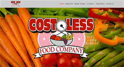 Desktop Screenshot of costlessfoods.com