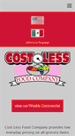 Mobile Screenshot of costlessfoods.com